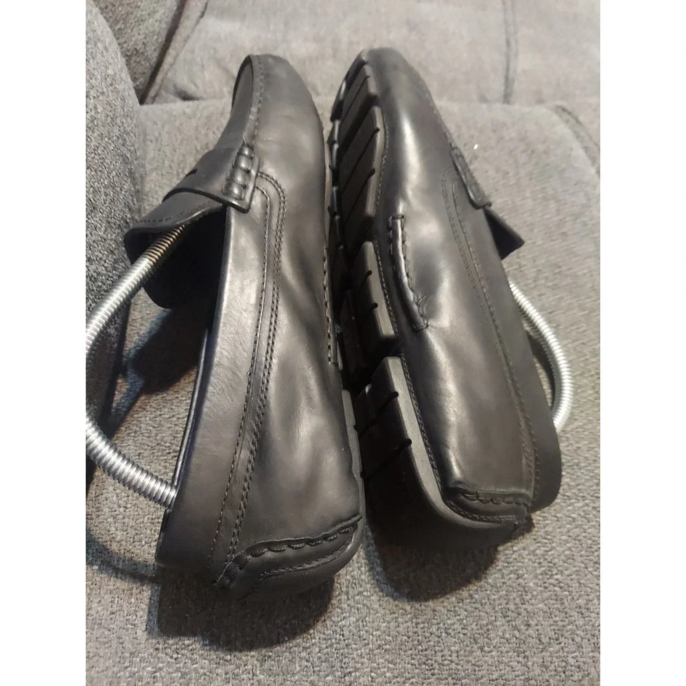 Cole Haan Men's Black Penny Loafers Size 9.5 M Preppy Dress Shoes Leather